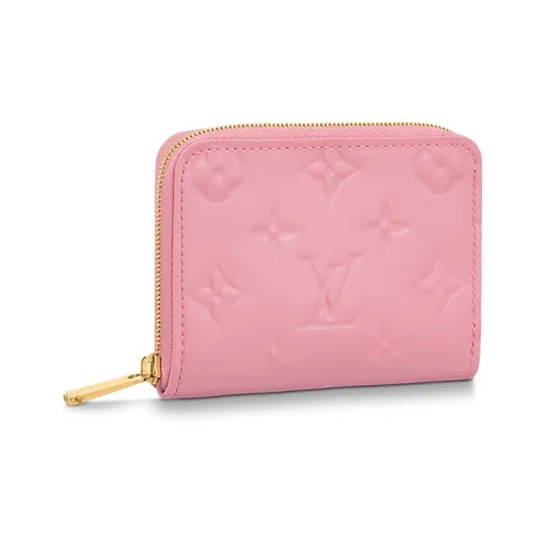 LOUIS VUITTON Zippy Кожа Монетница Женская Розовая