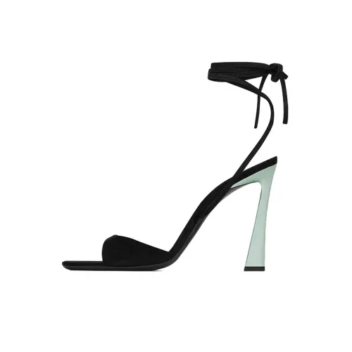 SAINT LAURENT Paz One Strap Sandals 10,5cm Women's Black SAINT LAURENT Paz One Ремень Сандалии 10,5см Женские Черные