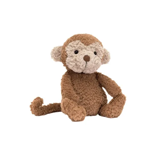JELLYCAT Wave Hair Collection Tang BAOTAO Кукла Плюшевая Обезьяна 20 см Высота