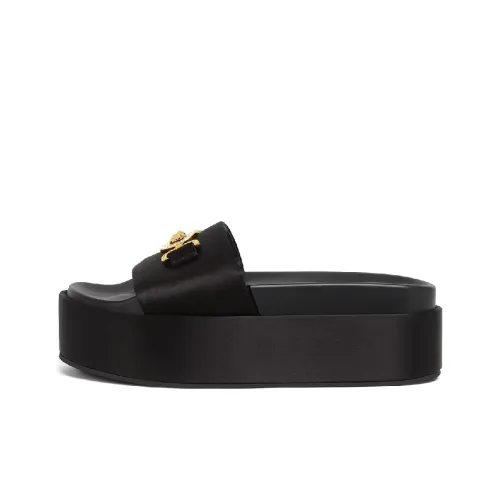 VERSACE Шлепанцы Женские Черные