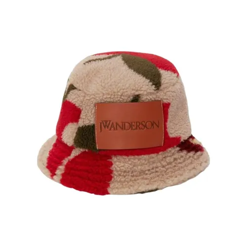 JW Anderson Шляпы ведра Хаки Мужской