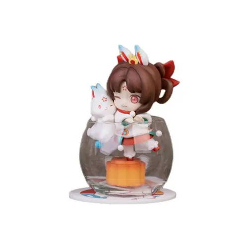 Myethos Новогодний Greetings Луна Кролик Сяо Мэй Аромат Standing Mooncake Дизайн Фигурки в стиле chibi 13,5 см