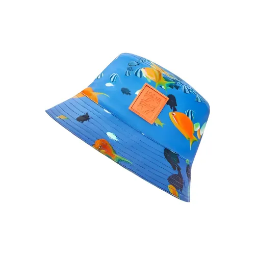 LOEWE Совместное издание Цвет холста Шляпы ведра Синий Мужской