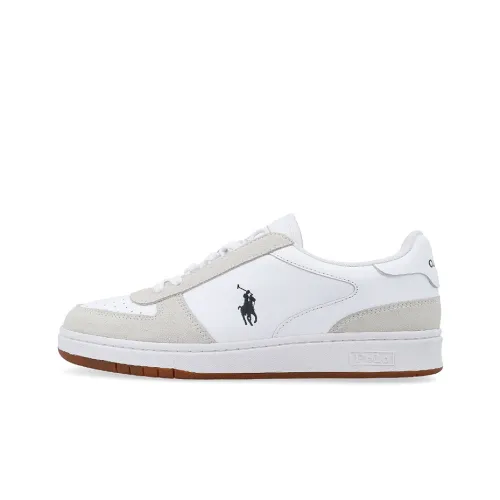 Polo Ralph Lauren Court Low Top Скейтборд Кроссовки Унисекс Белый