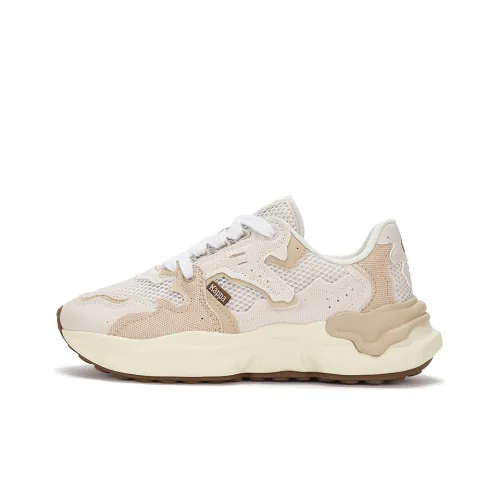 KAPPA Шорты устойчивые к истиранию дышащие низкий топ беговые кроссовки унисекс серо-коричневый