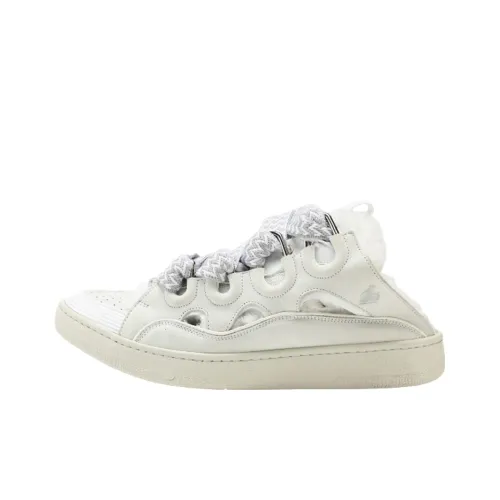 Lanvin Curb Стильные Скейтбординги Женские Белые Ограниченная серия Год Кролика