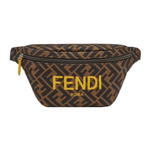 FENDI ROMA Нейлон Через плечо Бананка Детский Многоцветный