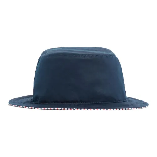 THOM BROWNE Cotton Bucket Hats Морской синий Мужской