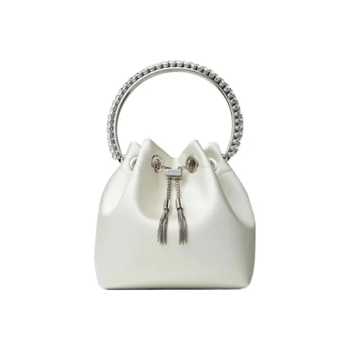 Jimmy Choo Satin Bag Women's White