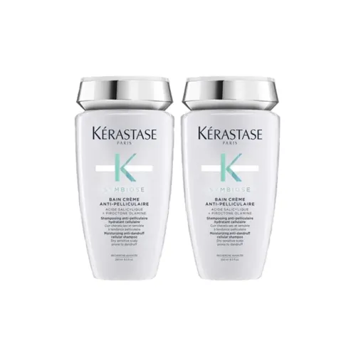 KERASTASE Увлажняющий шампунь для лечения перхоти и ухода за волосами очищение увлажнение лечение перхоти 250 мл * 2