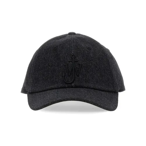 JW Anderson Хлопковые кепки черные мужские