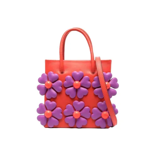 MOSCHINO Овчина Сумка через плечо Сумка Маленькая Женская Красная Фиолетовая