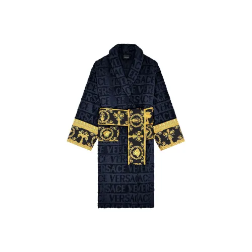 VERSACE Синий Унисекс Банные халаты