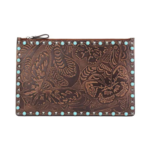 Valentino Клатч из коровьей кожи стандартный унисекс разноцветный