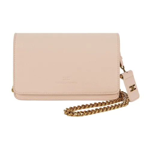 Elisabetta Franchi ПУ (полиуретан) Цепочка Кошелек Сумка через плечо Стандартная Женская Розовая