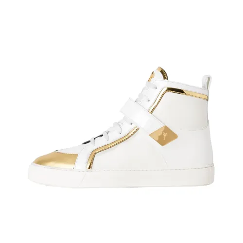 Giuseppe Zanotti GZ Zenas Высокие Топы Стильные Скейтбординги Женские Белые