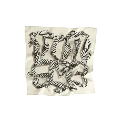 TOTEME Шелковые шарфы Экрю Женские