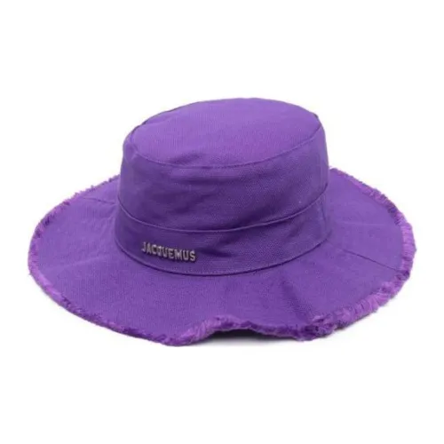 Jacquemus Cotton Bucket Hats Фиолетовый Женские