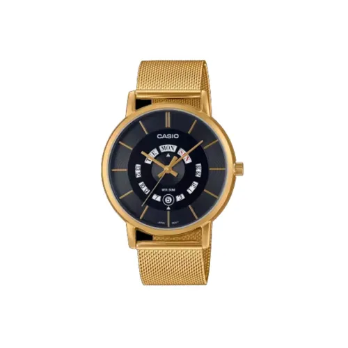 CASIO Standard Series Кварцевый механизм нержавеющая сталь ремешок мужские часы черный циферблат