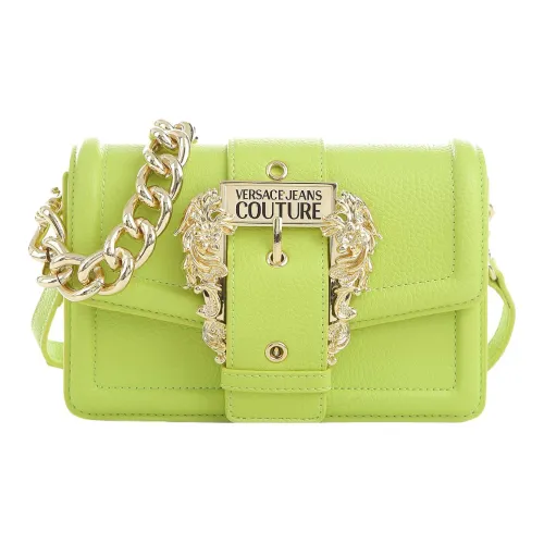 VERSACE JEANS COUTURE Полиэтилен Сумка через плечо Сумка на плечо Женская Зеленая