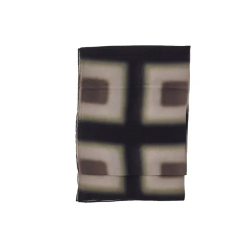 RICK OWENS Cotton Knit Шарфы Черный Женские