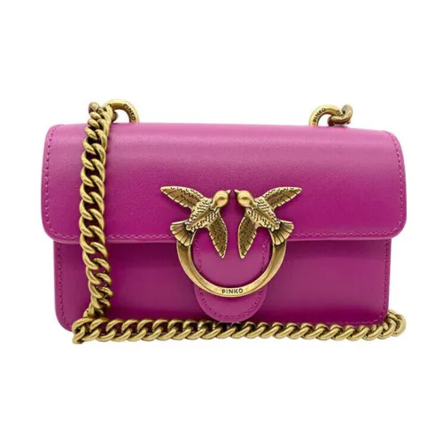 PINKO Коровья кожа Swallow Сумка Сумка через плечо Женская Фуксия