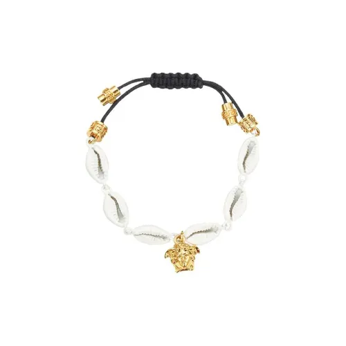 VERSACE Металлические браслеты, белые, женские