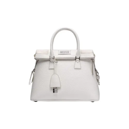 Maison Margiela 5AC Телячья кожа Сумка через плечо Сумка среднего размера Женская Серого цвета