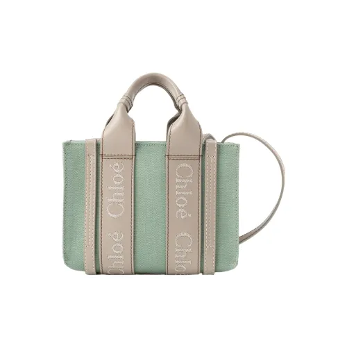 Chloe Древесные Льняная ткань Цвет холста с Блестящий Телячья кожа