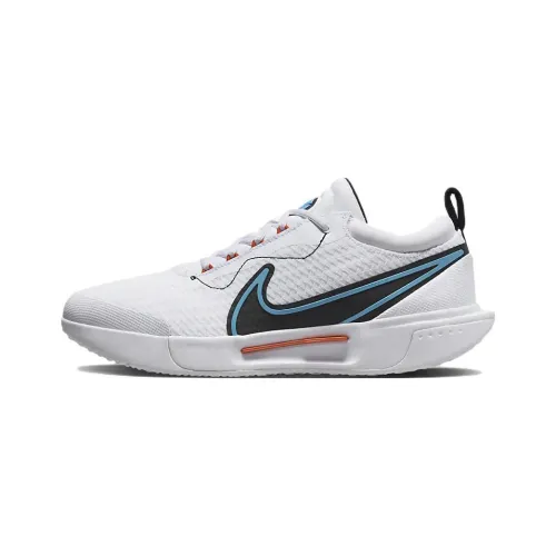 Nike Court Zoom Pro Устойчивые к истиранию Дышащие Низкие Кроссовки для тенниса Белый Черный