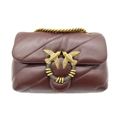 PINKO Овчина Сумка через плечо Женская Бордовая