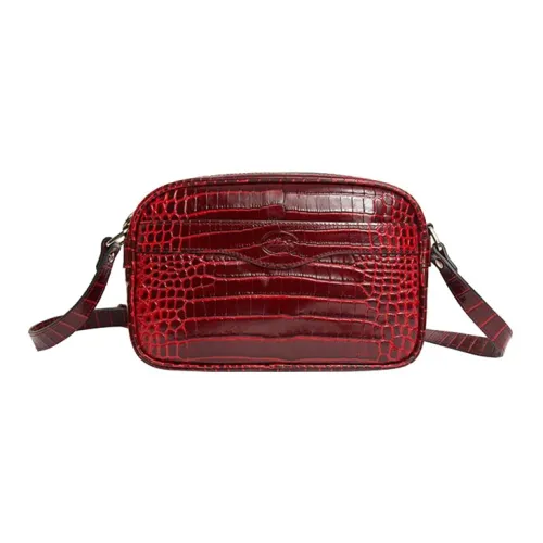 LONGCHAMP Сумка через плечо из кожи сумка на плечо женская бордового цвета