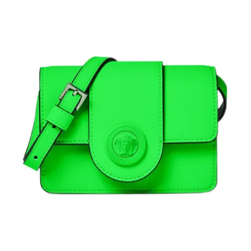 VERSACE Кожа Сумка через плечо Мини Мужская Зеленая