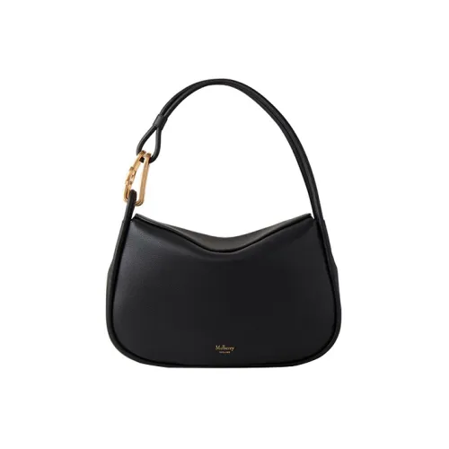 Mulberry Шелковистый Телячья кожа Сумка Сумка через плечо Женская Черная