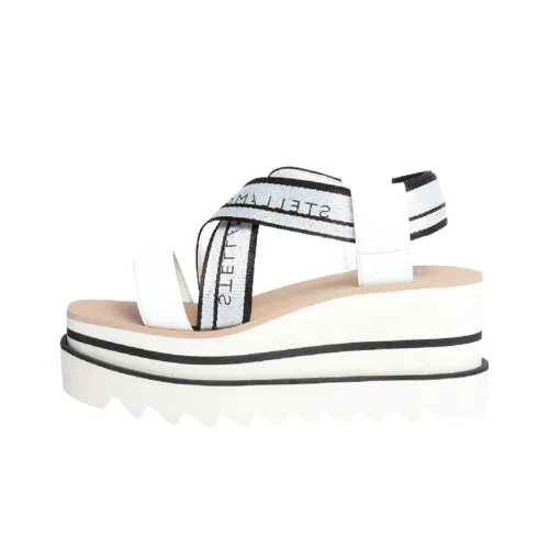 Stella McCartney Sneak Elyse One Ремешок Сандалии Женские Белые Черные