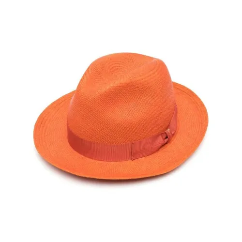 Borsalino Солома Цилиндры Мужской Апельсин