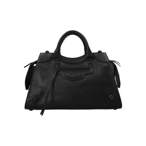 Balenciaga Neo Classic Коровья кожа Сумка через плечо Одно плечо Унисекс Черный
