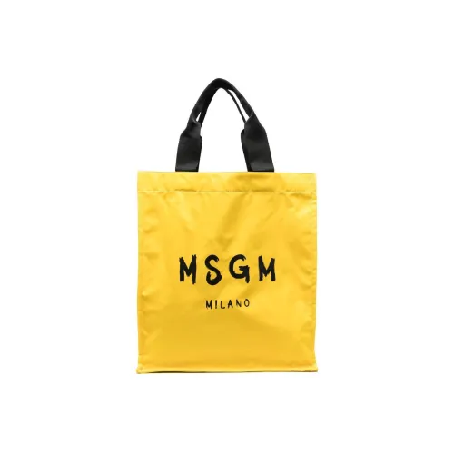 MSGM Полиэстер Сумка Мужская Canary Yellow Black