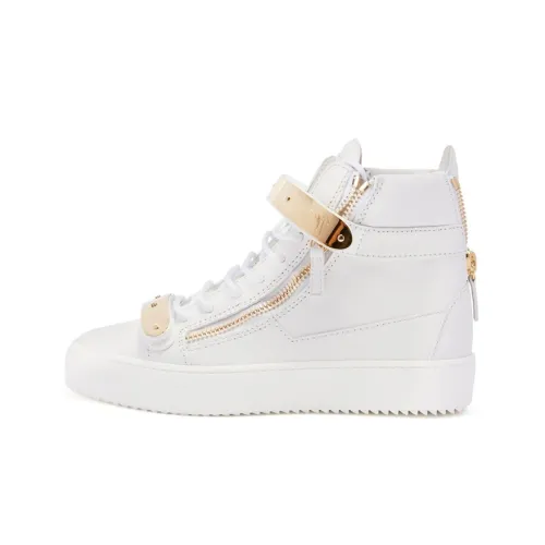 Giuseppe Zanotti GZ Coby Стильные Скейтбординги Женские Белые