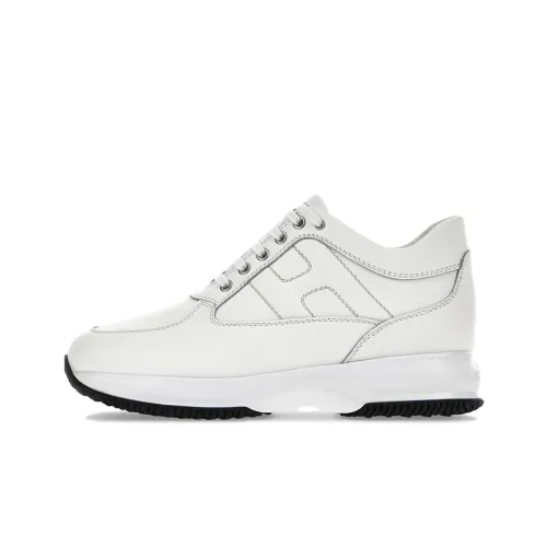HOGAN Interactive Version MID Топ Спортивная Повседневная Обувь Мужская Белая
