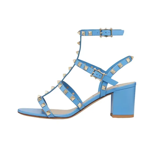 Valentino Rockstud One Ремешок Сандалии 6 см Женские Синие