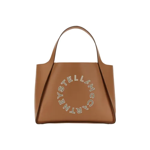 Stella McCartney Полиуретан Тоут Сумка Сумка для покупок Сумка Женская CAMEL