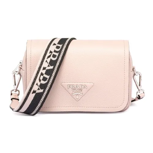 PRADA Сумка через плечо из кожи маленькая сумка на плечо женская светло-розовая