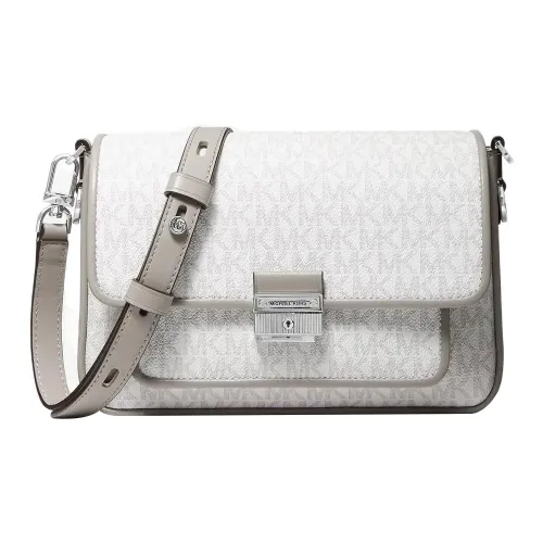 MICHAEL KORS Artificial Leather Portable Crossbody Bag Shoulder Bag Medium Women's Gray White MICHAEL KORS Искусственная кожа Портативная Сумка через плечо Сумка для плеча Средняя Женская Серый Белый