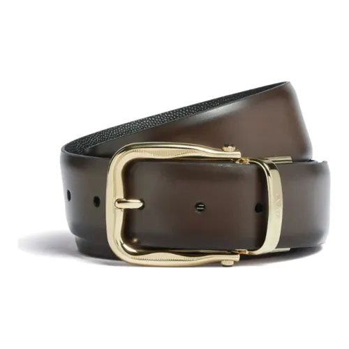 Ermenegildo Zegna Кожаные ремни Коричневый Мужской