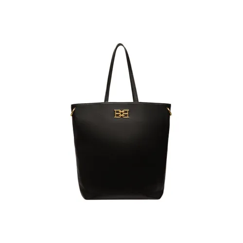 BALLY Lambskin Tote Bag Shopping Bag Shoulder Bag Handbag Women's Black