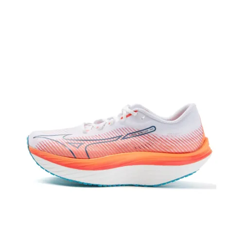 Mizuno Беговые кроссовки Низкие Белые Унисекс