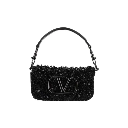 Valentino Locò Шелковая сумка с кожаными вставками сумка через плечо маленькая сумка женская черная