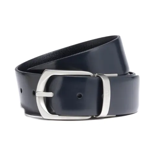 Ermenegildo Zegna Кожаные ремни Синий/Черный Мужской