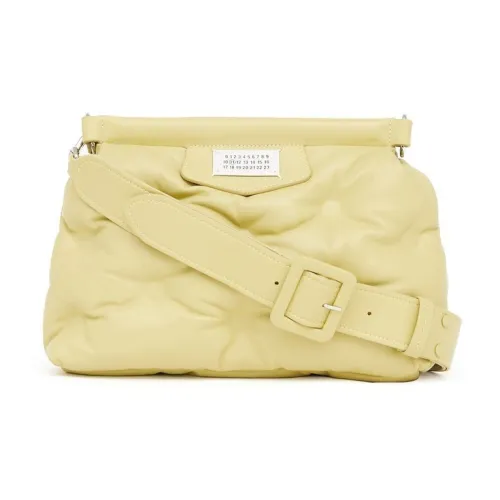 Maison Margiela Сумка через плечо из овечьей и телячьей кожи мужская желтая